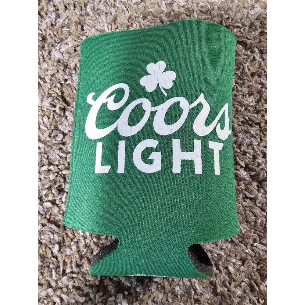 Coors Light Made To Chill St Pattys Day Holiday Green Beer Can Koozie